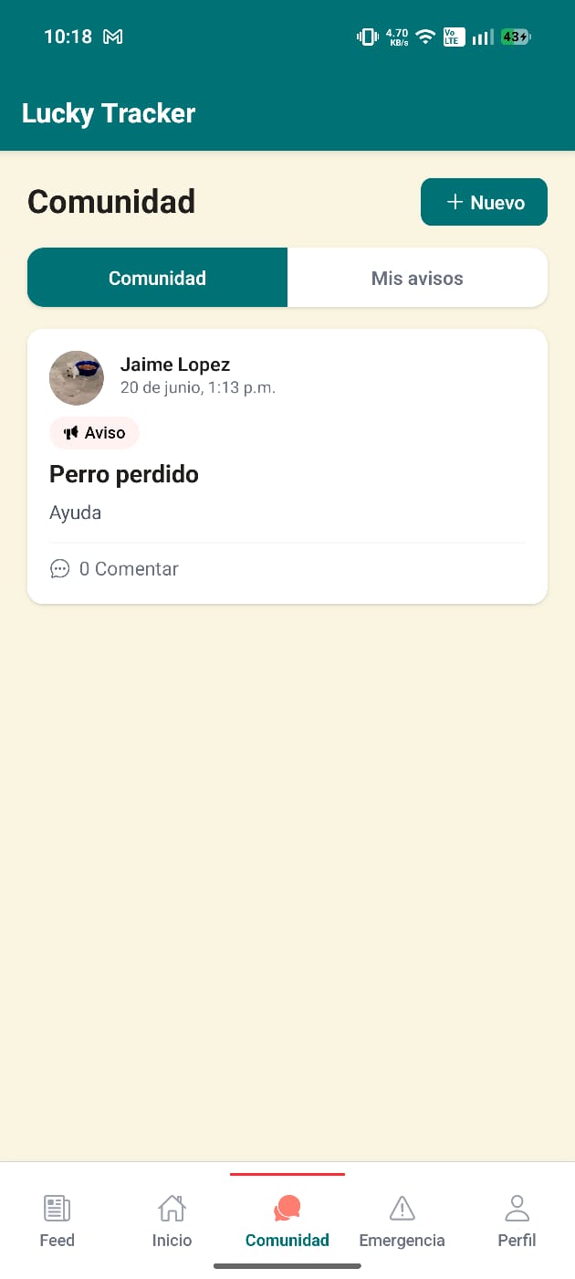 Muro de avisos comunitarios
