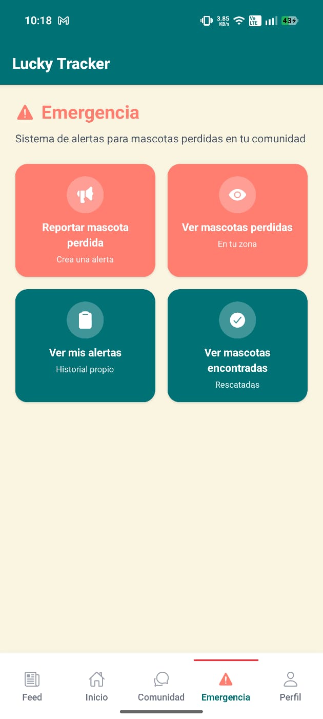 Cuadrícula de acciones de Emergencia